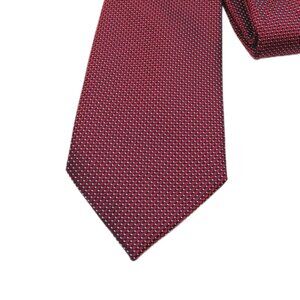 Isaac Mizrahi Silk Tie Men’s Long 62” Burgundy Metallic 90s Y2K Classic New